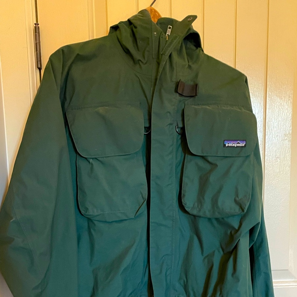 Patagonia, wading jacket, vintage, 1990s, H2O no, perfect condition.